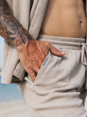 MAUVAIS Natural Eivissa Stretch Shorts - Image 3 of 5