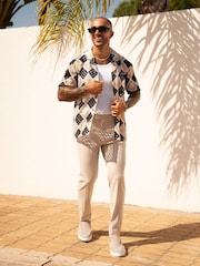 MAUVAIS Paraiso Square Crochet Knit Shirt - Imagen 2 de 4