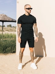 Preto - MAUVAIS Tanami Textured Stretch Shorts - Imagem 2 de 4