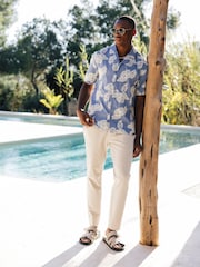Camisa floral bordada de luxo MAUVAIS Kantun - Imagem 3 de 6