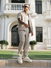 MAUVAIS Natural Fiorano Trousers - Image 4 of 4