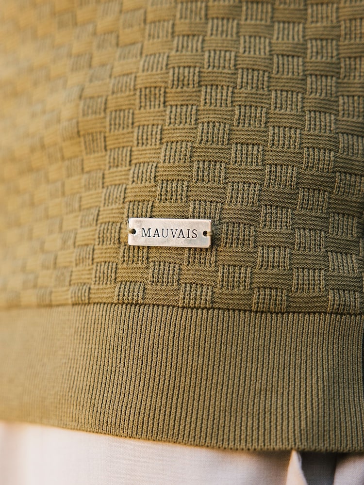 Verde - MAUVAIS Nerano Knit Polo - Imagem 4 de 4