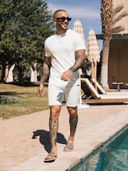Branco - MAUVAIS Tanami Textured Stretch Tee - Imagem 2 de 6
