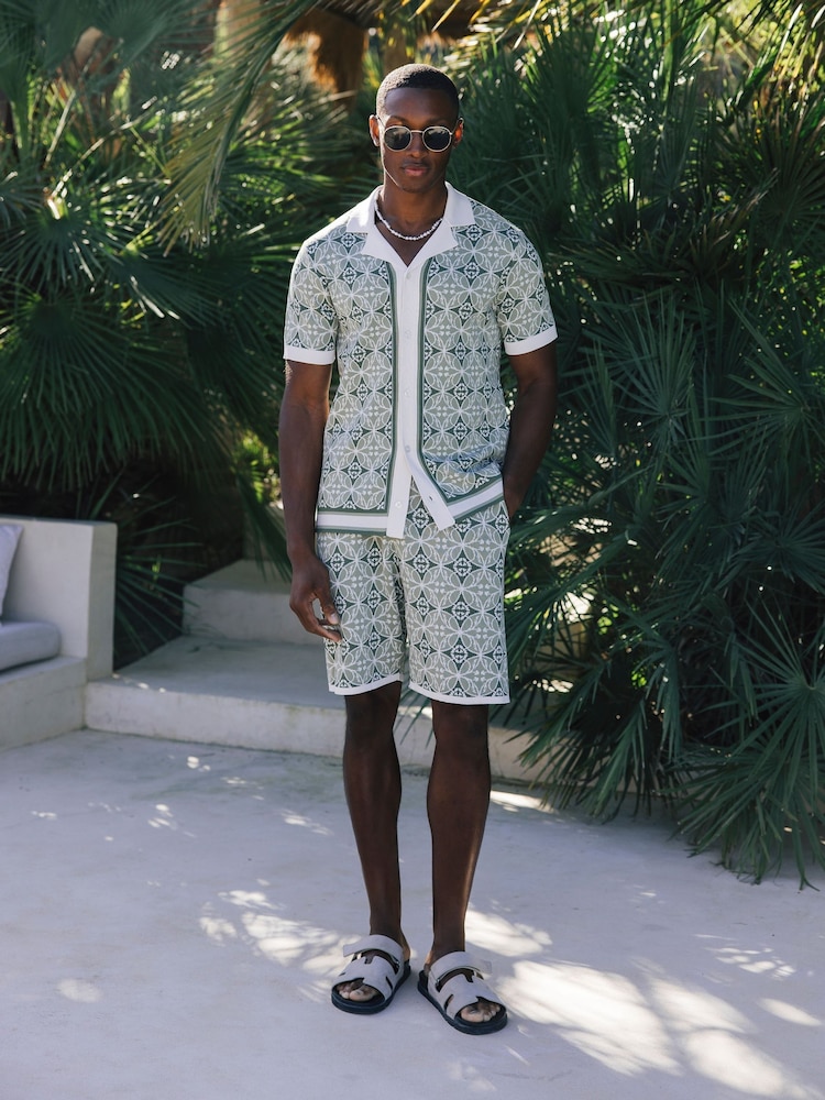 MAUVAIS Cabo Knit Shorts - Imagem 2 de 6