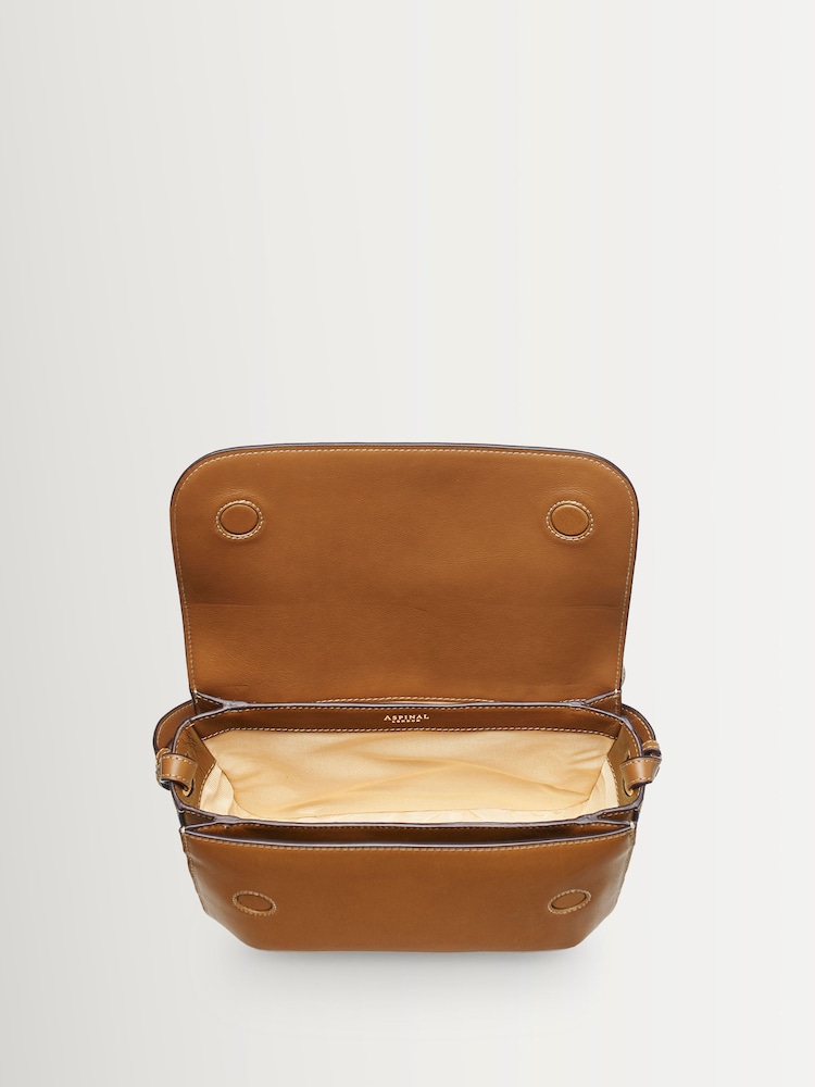 Aspinal of London Brown Ella Grande Bag Smooth - Image 5 of 5