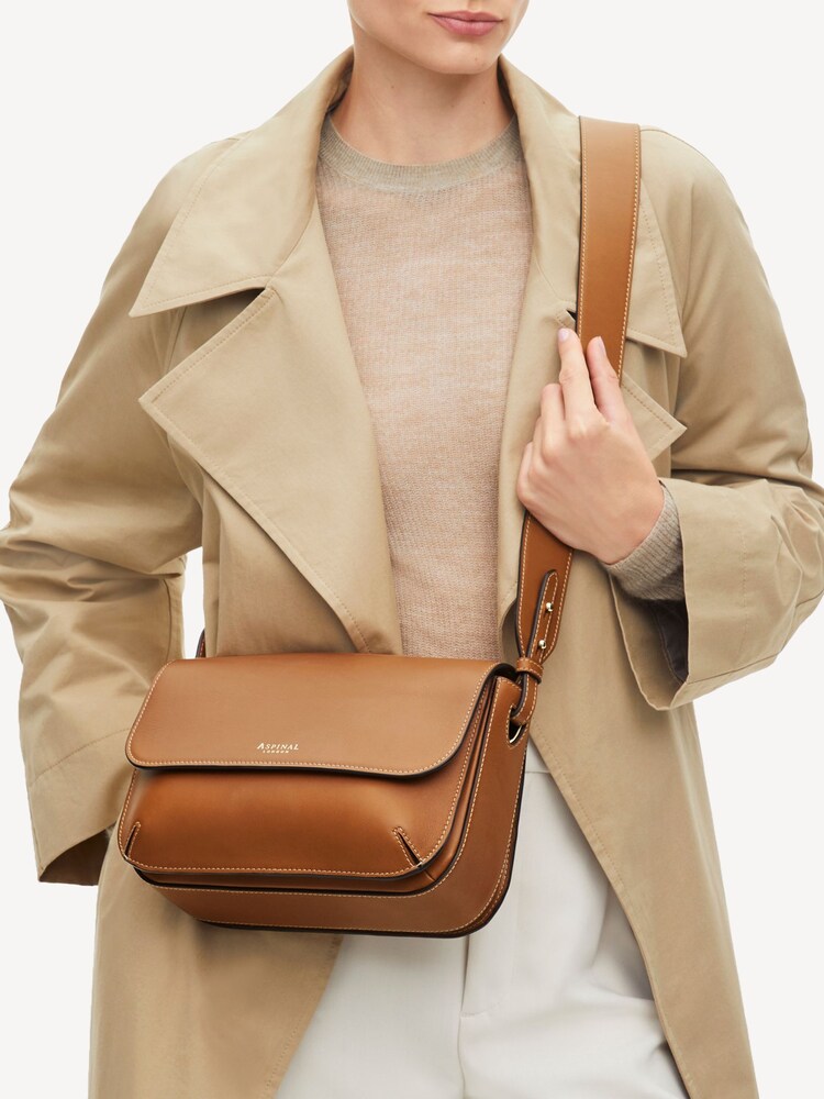 Aspinal of London Brown Ella Grande Bag Smooth - Image 6 of 6