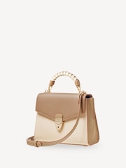 Aspinal of London Cream Mayfair Midi 2.0 Pebble Bag - Image 3 of 5