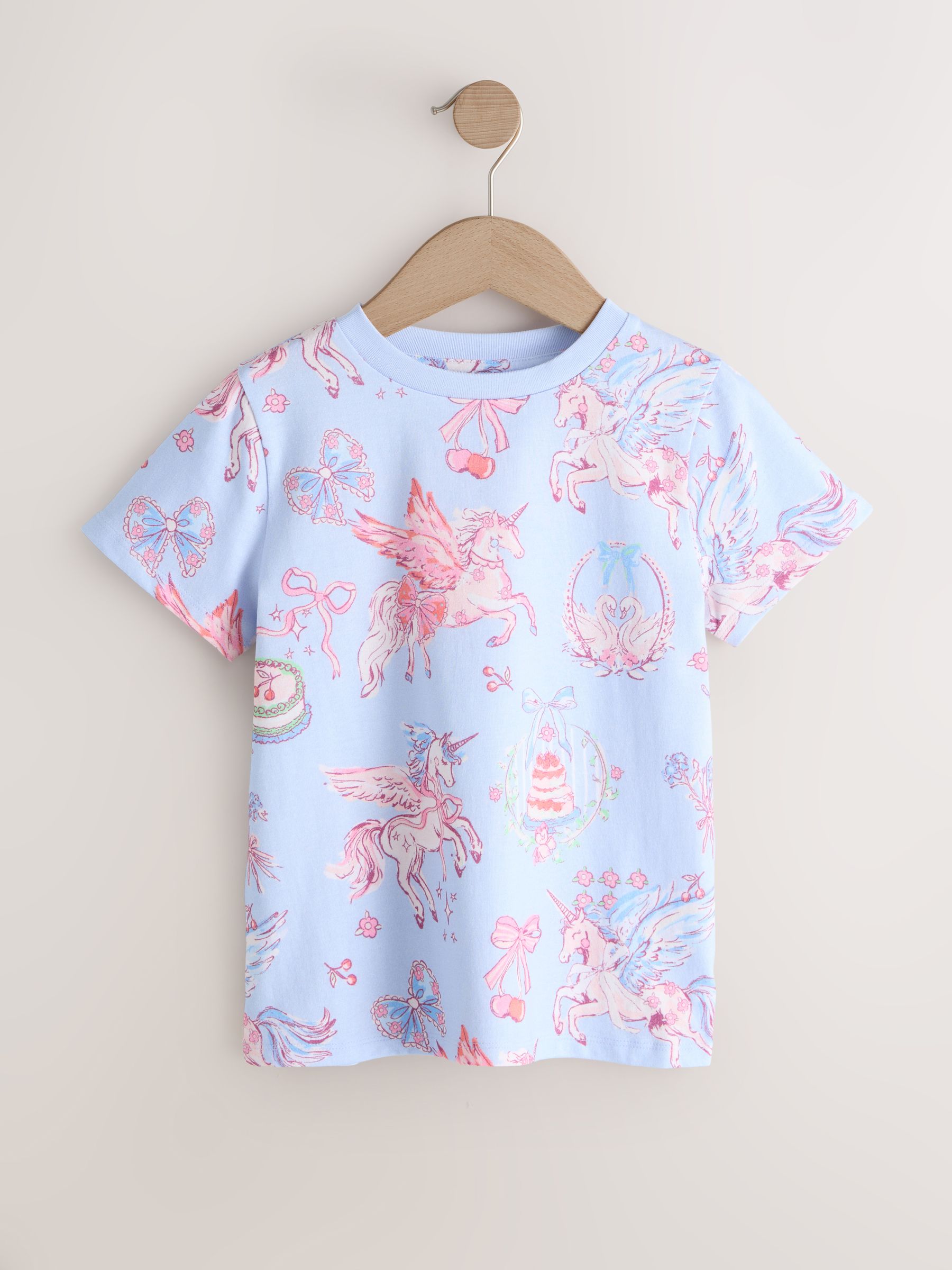 Next：日本 ブルー ユニコーン - Tシャツ（3 ～ 16 歳） from Next Japan