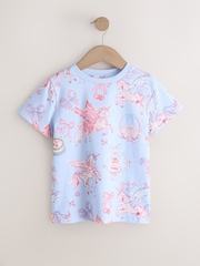 Blue Unicorn Print T-Shirt (3-16yrs) - Image 4 of 7