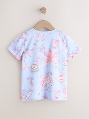 Blue Unicorn Print T-Shirt (3-16yrs) - Image 5 of 7