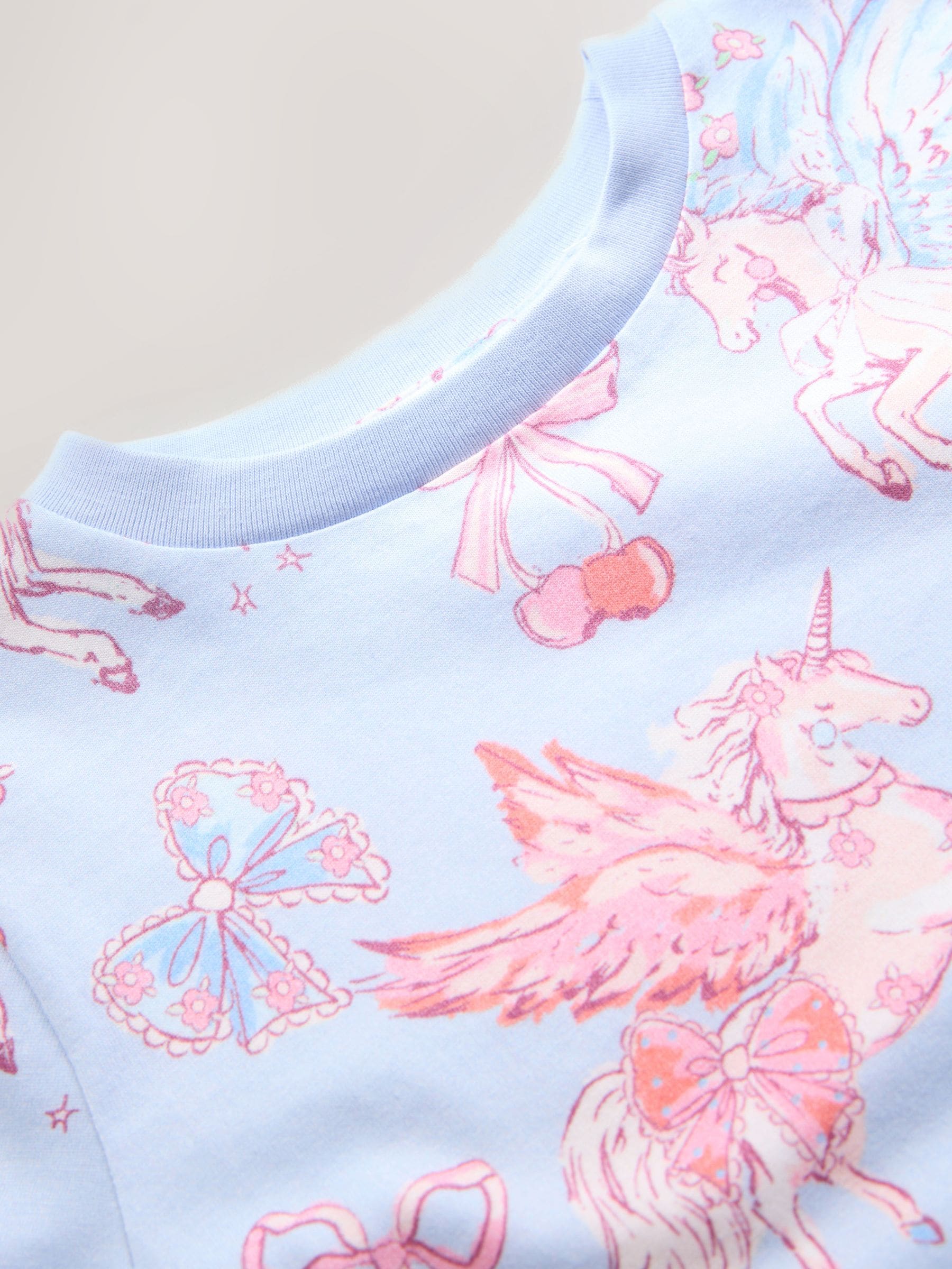 Next：日本 ブルー ユニコーン - Tシャツ（3 ～ 16 歳） from Next Japan