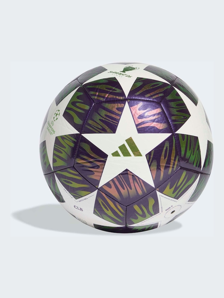 adidas Dark Purple UCL Football Equipment - Image 1 of 4 adidas Dark Purple UCL Football Equipment - Image 1 of 4