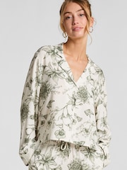 Hunkemoller White Pyjama Top - Image 1 of 4