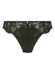 Hunkemöller Green Amara Brazilian Knickers - Image 4 of 5
