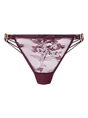 Hunkemoller Red Avela String Knickers - Image 4 of 5
