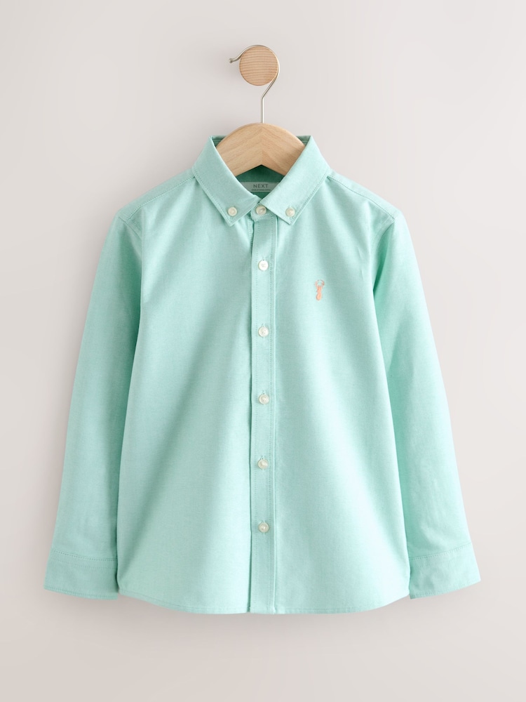 Green Single Premium Oxford Shirt (3-16yrs) - Image 1 of 4