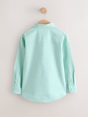 Green Single Premium Oxford Shirt (3-16yrs) - Image 2 of 4