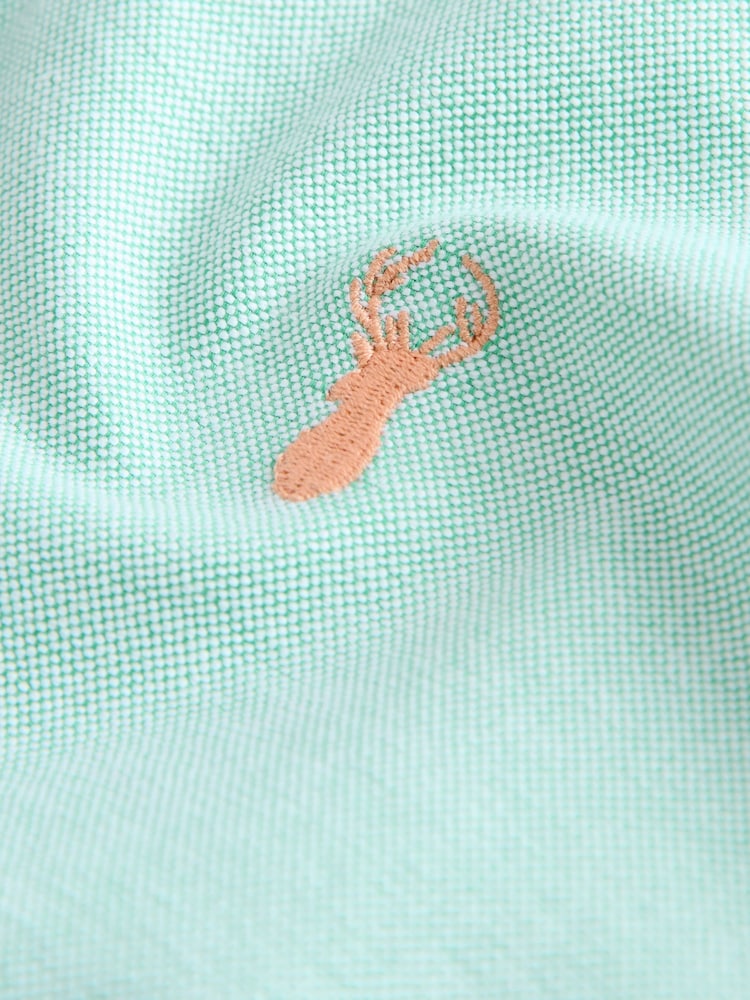 Green Single Premium Oxford Shirt (3-16yrs) - Image 4 of 4