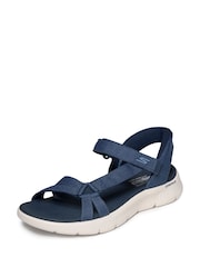 Skechers Blue Slip-Ins Go Walk Flex Sandals - Image 4 of 6