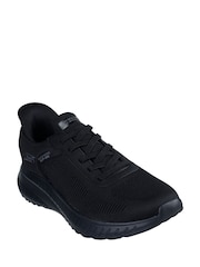 Skechers Black Slip-Ins Bobs Sport Squad Chaos Trainers - Image 3 of 6
