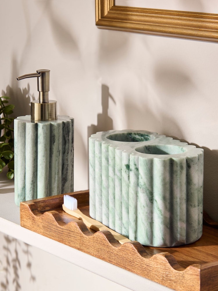 Green Marble Soap Dispenser - Image 2 of 4