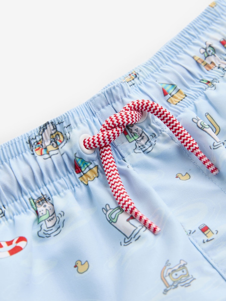 Blue Cath Kidston Swim Shorts (3mths-7yrs) - Image 4 of 4