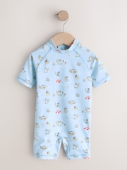Albastru - Costum de baie întreg cu protecție solară Cath Kidston (3luni -7ani) - Imaginea 1 din 4