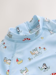 Blue Cath Kidston Sunsafe All-In-One Swimsuit (3mths-7yrs) - Image 5 of 5