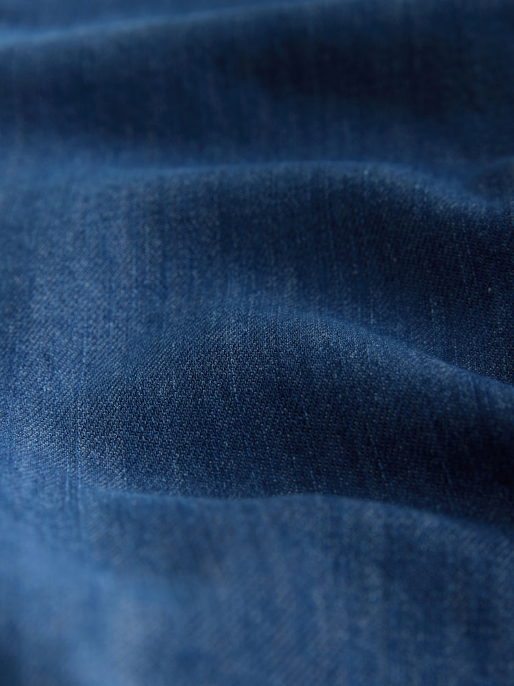 Mid Blue Heart Pocket Detail Wide Leg Joggers Jeans - Image 9 of 9 Mid Blue Heart Pocket Detail Wide Leg Joggers Jeans - Image 9 of 9