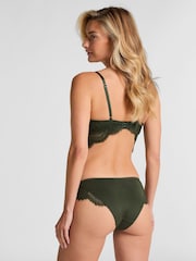Hunkemöller Green Amara Padded Underwired Longline Bra - Image 2 of 5