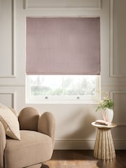 Pink Ready Made Blackout and Thermal Soft Marl Roman Blinds - Image 1 of 8