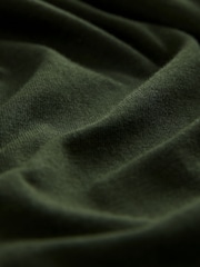 Verde caqui - Cap Sleeve Shirred Body Jersey Midi Dress - Imagen 9 de 9