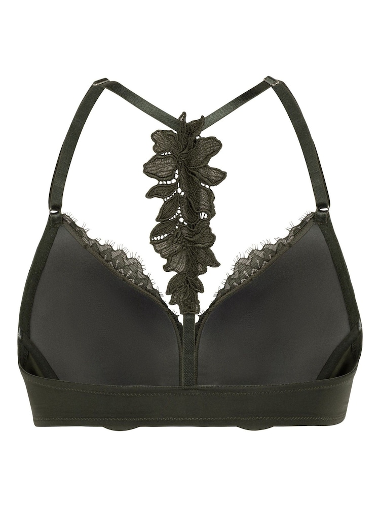 Hunkemöller Green Amara Padded Underwired Longline Bra - Image 5 of 5 Hunkemöller Green Amara Padded Underwired Longline Bra - Image 5 of 5