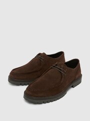 Schuh Presley Leather Apron Brown Shoes - Image 3 of 4