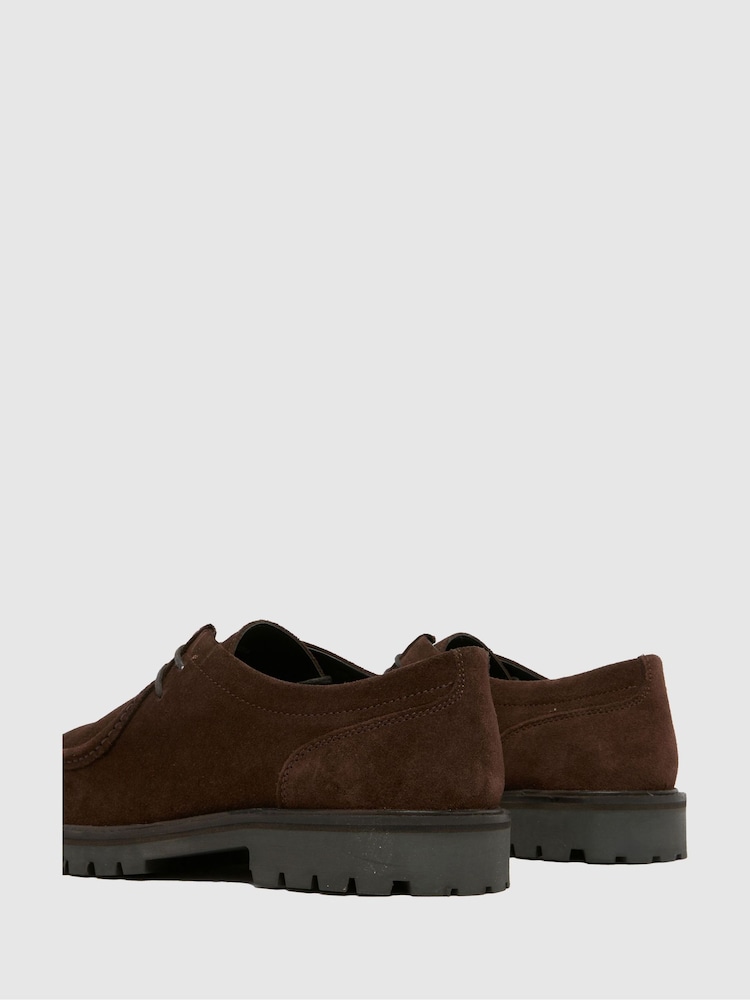 Schuh Presley Leather Apron Brown Shoes - Image 4 of 4