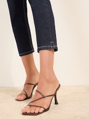 Prespălare închisă - Friends Like These Denim Capri Jeans - Imaginea 5 din 5