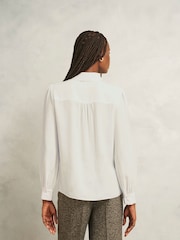 Hobbs White Rose Blouse - Image 3 of 3
