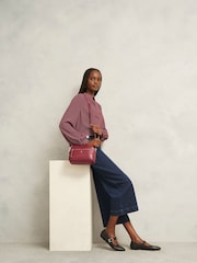 Hobbs Red Carlton Cross-Body Bag - Image 3 of 3