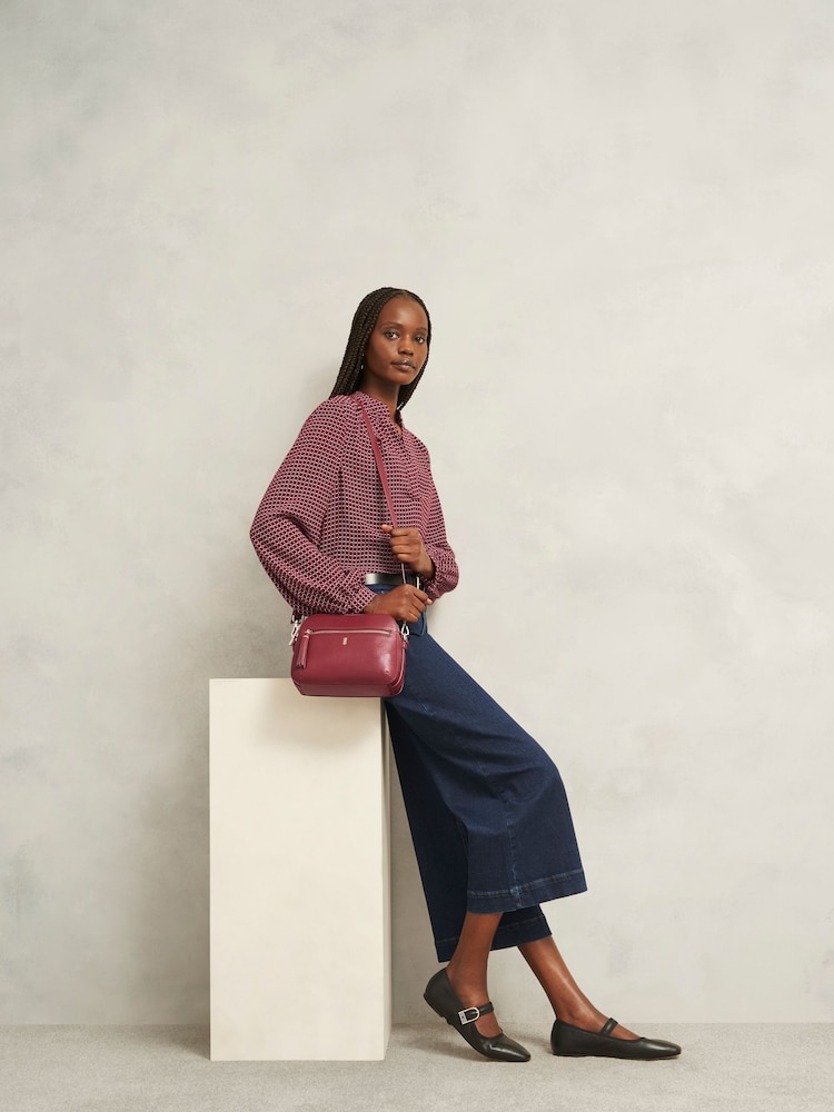 Hobbs Red Carlton Cross-Body Bag - Image 3 of 3 Hobbs Red Carlton Cross-Body Bag - Image 3 of 3