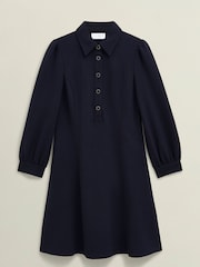 Hobbs Blue Alara Ponte Dress - Image 1 of 3