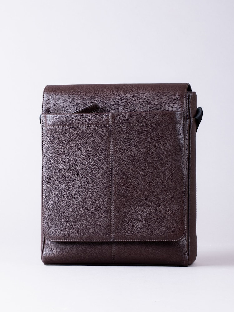 Lakeland Leather Brown Crummock Cross-Body Bag - Image 1 of 5 Lakeland Leather Brown Crummock Cross-Body Bag - Image 1 of 5