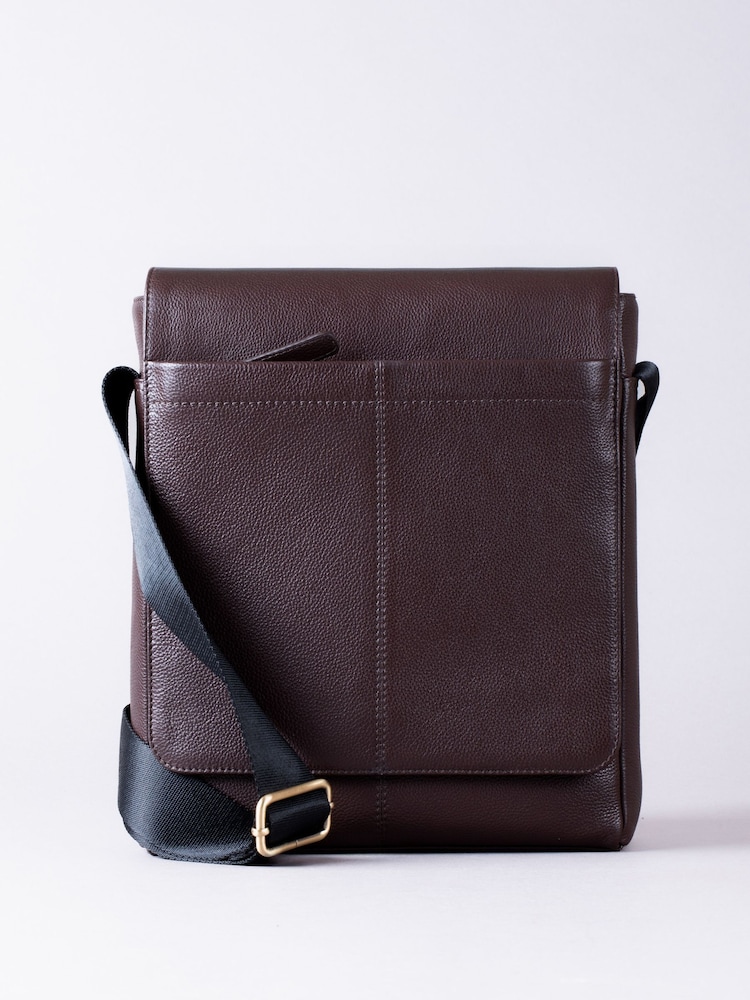 Lakeland Leather Brown Crummock Cross-Body Bag - Image 2 of 5