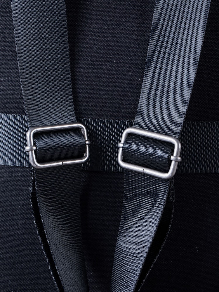 Lakeland Leather Black Crummock Backpack - Image 8 of 8