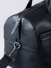 Lakeland Leather Black Crummock Holdall - Image 5 of 8