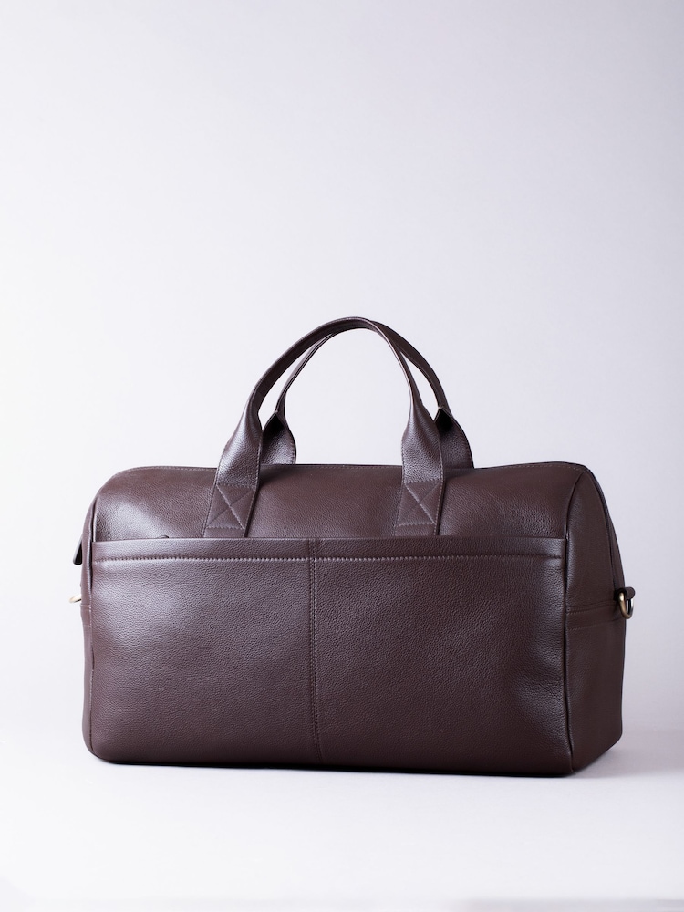 Lakeland Leather Brown Crummock Holdall - Image 1 of 8 Lakeland Leather Brown Crummock Holdall - Image 1 of 8