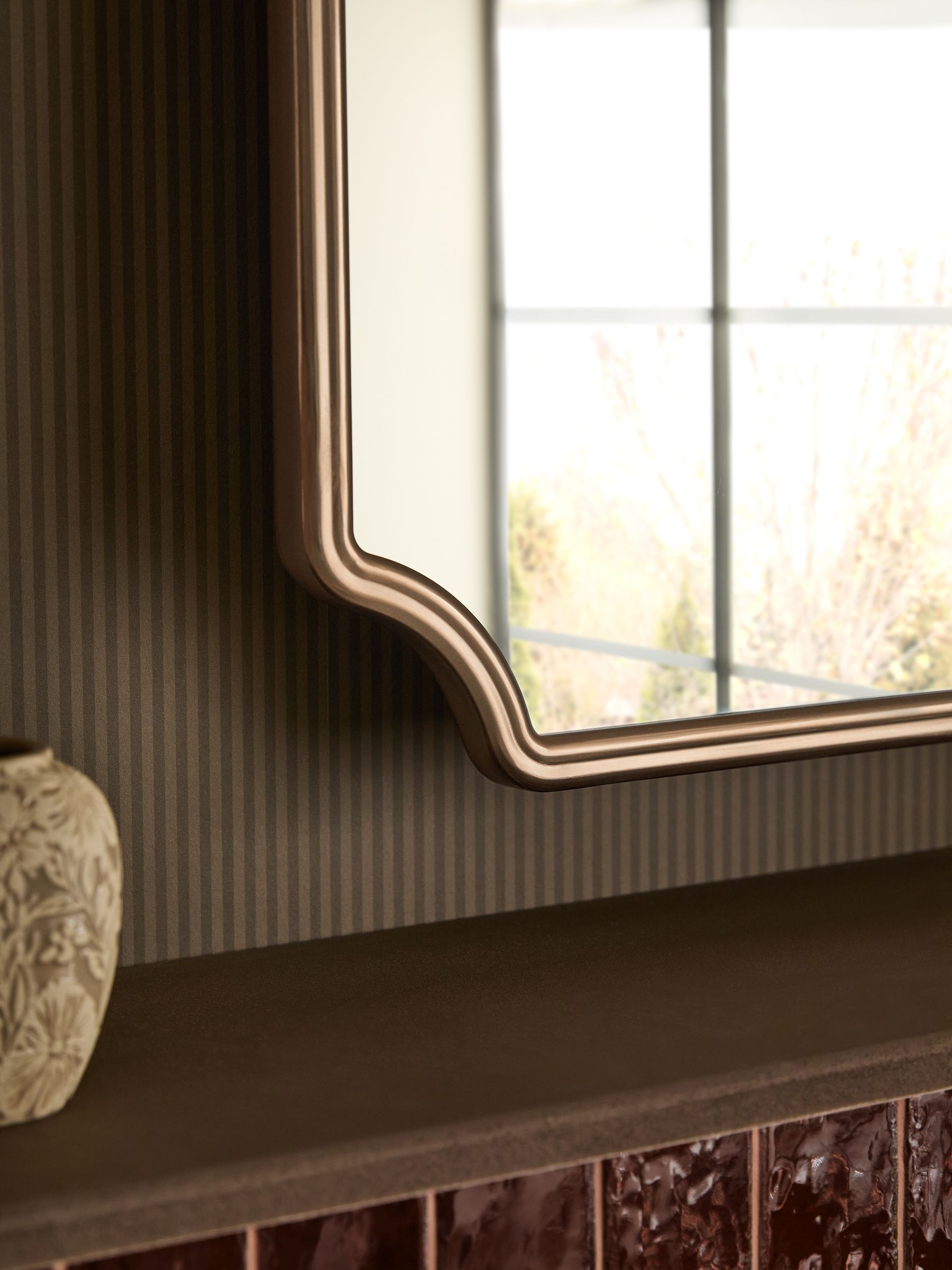 Buy Gold Rectangle Tilt Wall Mirror from Next USA