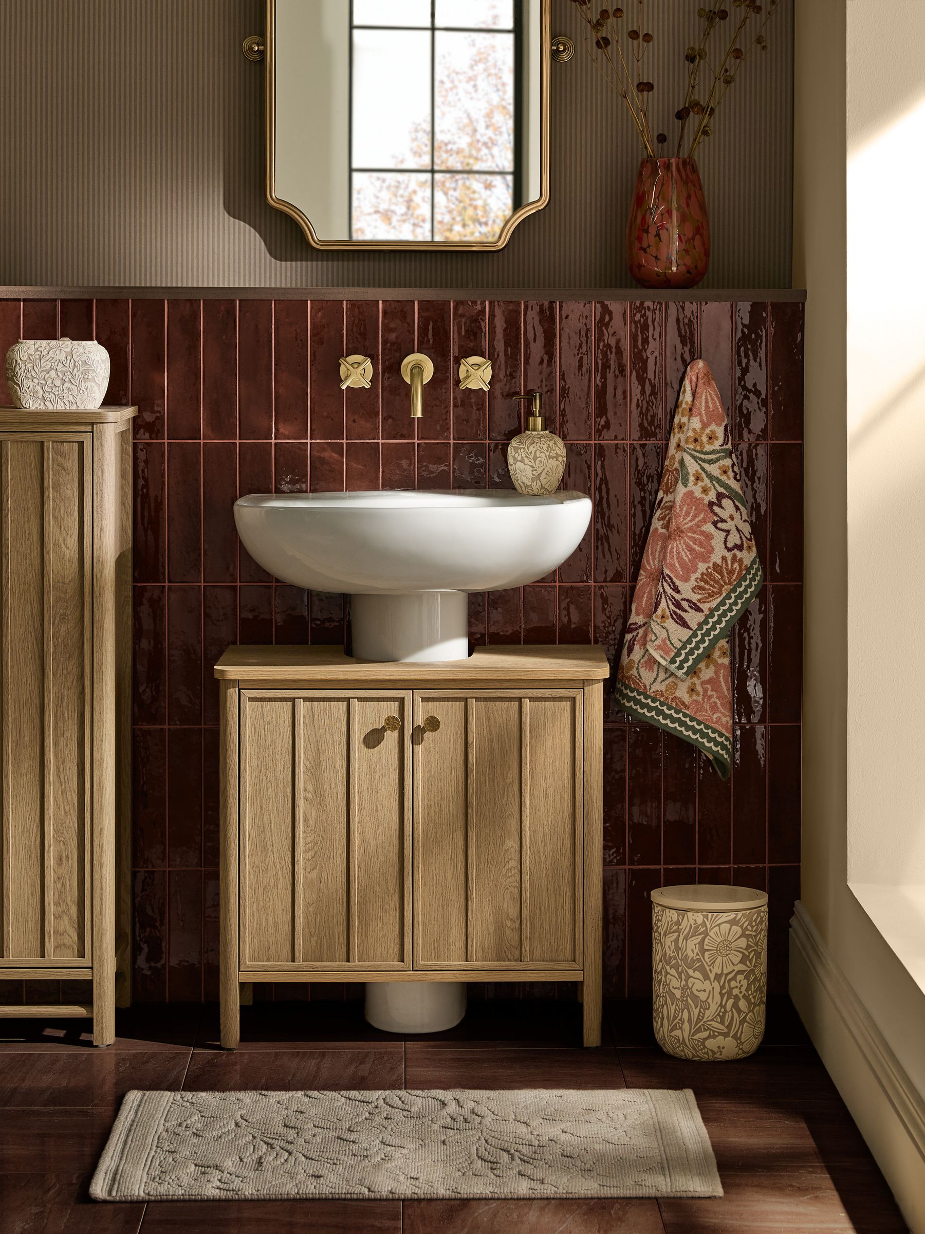 Buy Gold Rectangle Tilt Wall Mirror from Next USA