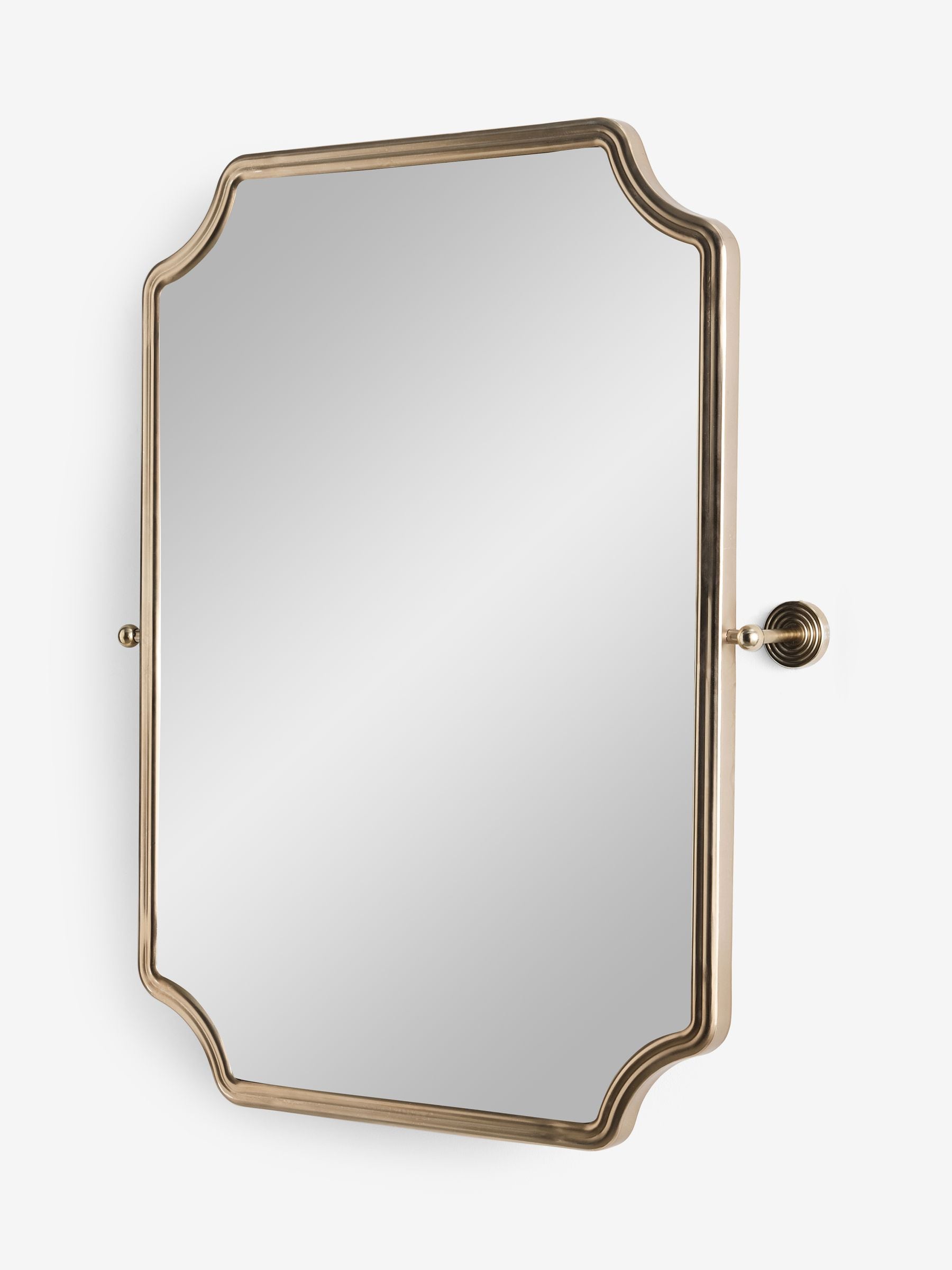 Buy Gold Rectangle Tilt Wall Mirror from Next USA
