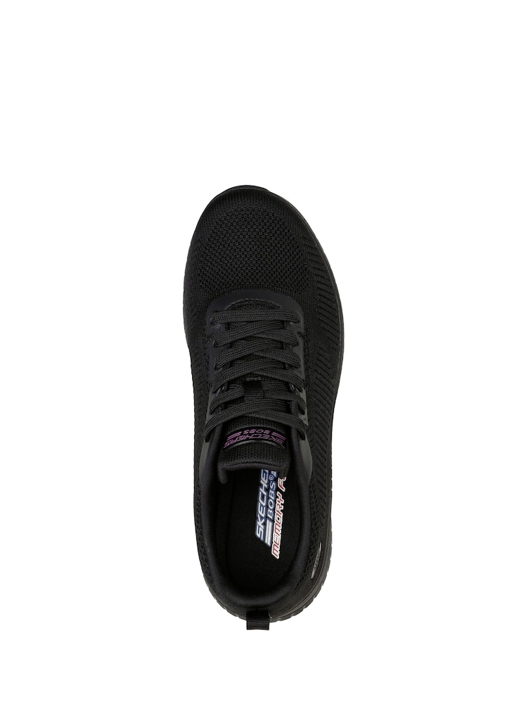 Skechers Black Bobs Sport Squad Chaos Face Off Trainers - Image 5 of 5