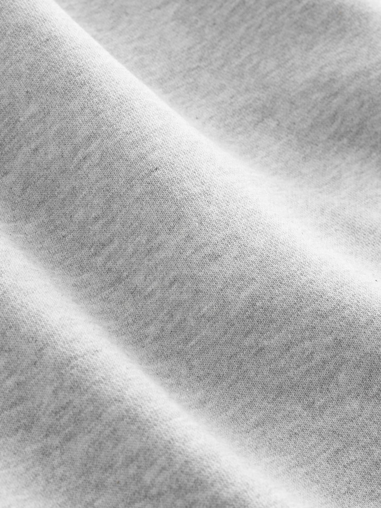 Grey Marl Relaxed Fit Brushback Heavyweight Joggers - Image 10 of 10